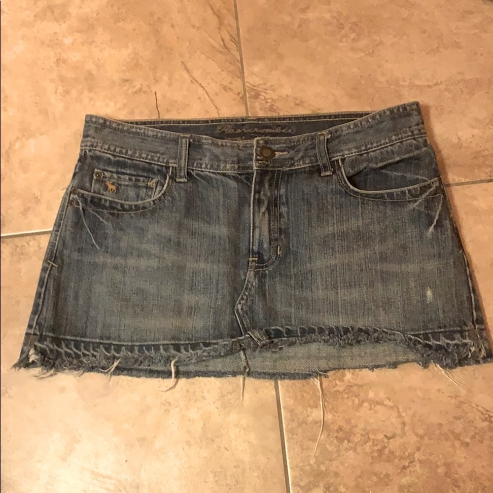 Abercrombie & Fitch denim mini skirt size 10